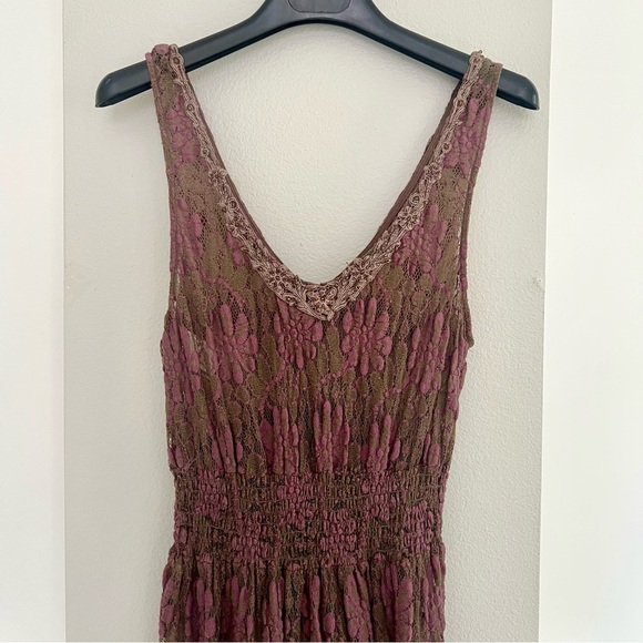 Vintage Lace Floral Dress – Fairycore, Witchy, Cottagecore, Romantic, Y2K - Picture 6 of 11